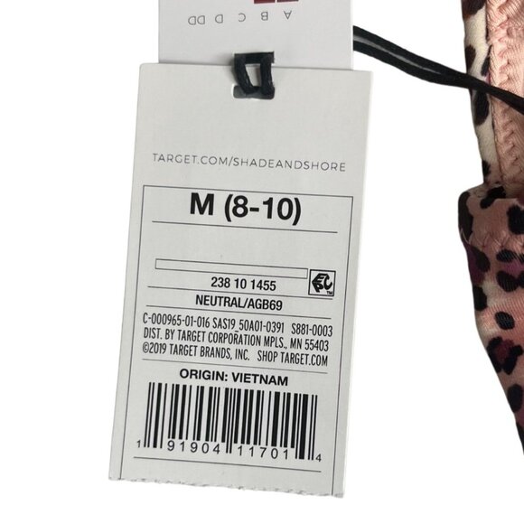 Shade & Shore Bikini Swim Top Womens Medium Pink Padded New Pool Beach - Picture 8 of 9